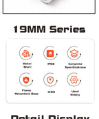 19MM LED Metal Button Switch Stainless Steel 1NO1NC Momentary Latching High Head Lamp Waterproof Button 12V 24V 220V