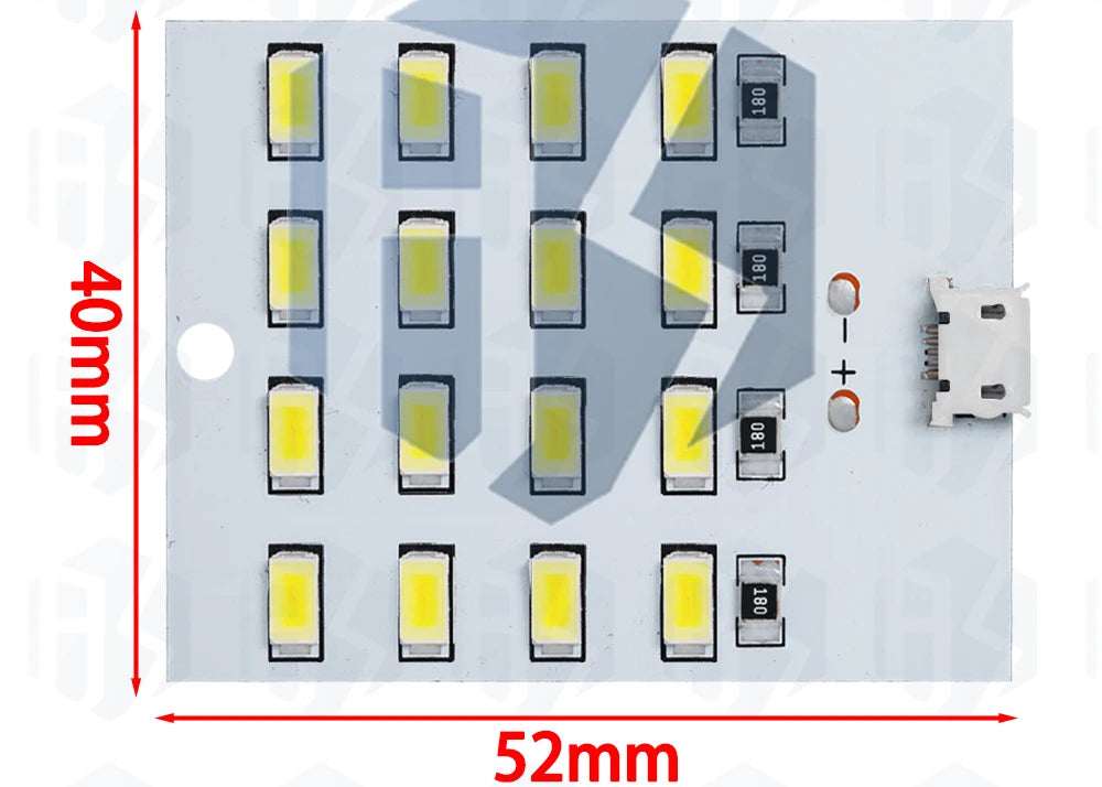 5730 smd 5V 430mA~470mA White Mirco Usb 5730 LED lighting panel USB mobile light Emergency light night light