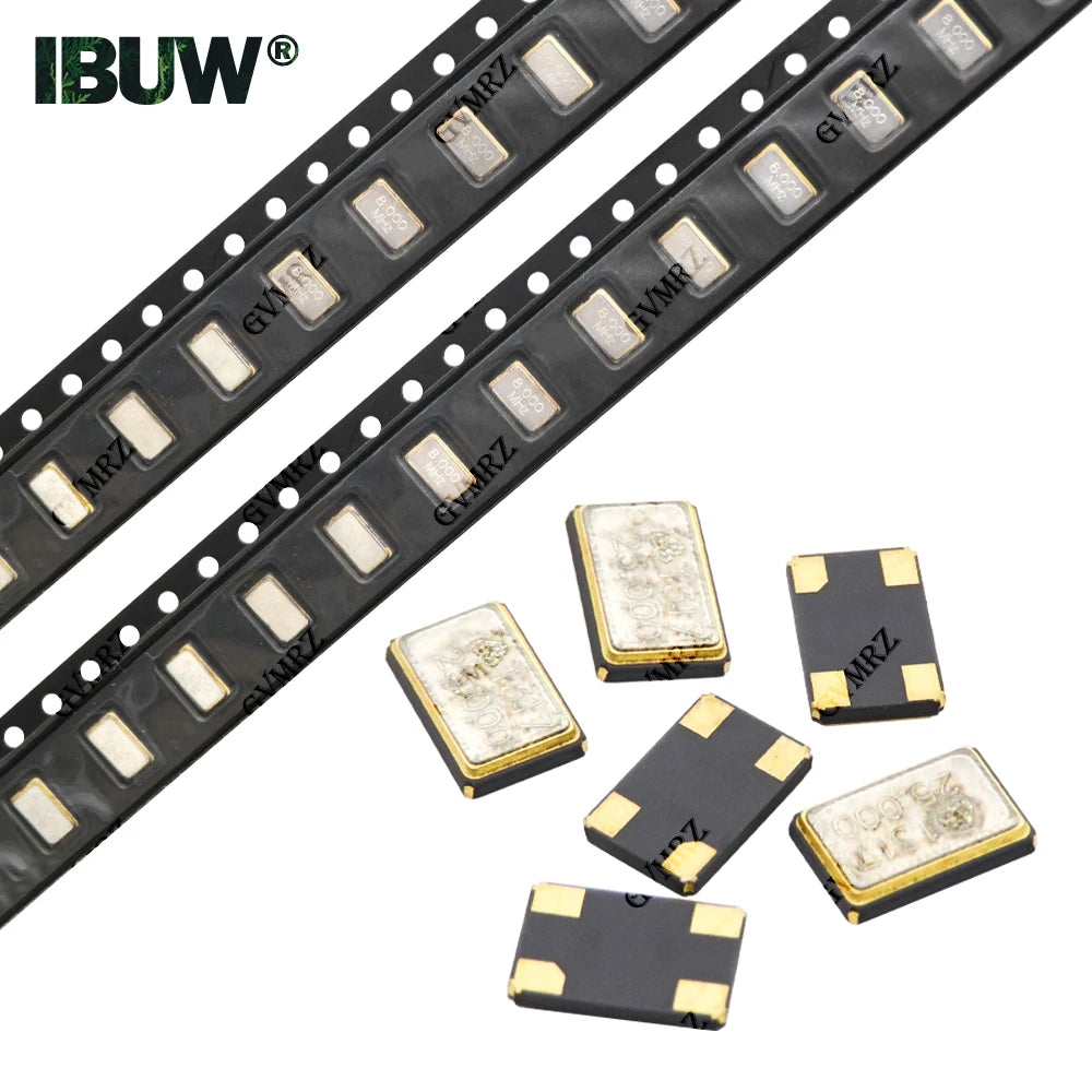 10PCS 5032 SMD 4Pin Passive Crystal Oscillator - High Precision Quartz Resonator