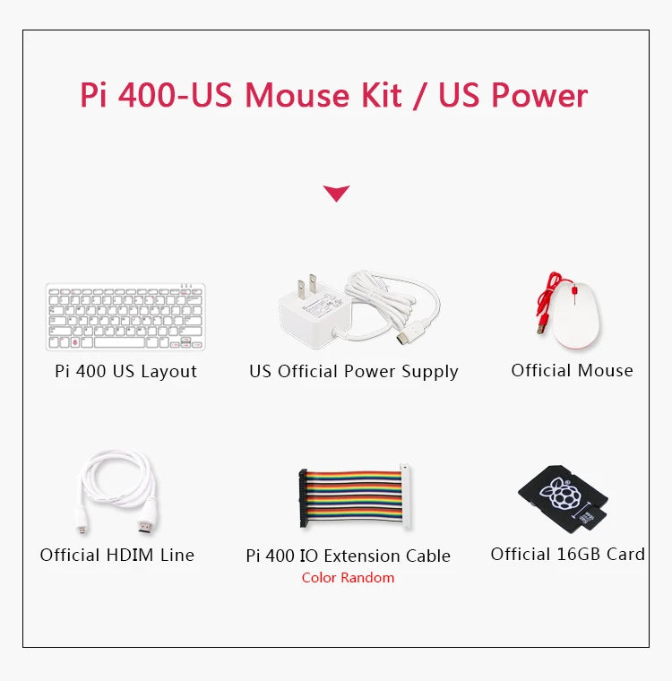 Raspberry Pi 400 Personal Computer or Kit,Quad-core 64-bit Processor 4GB of RAM ,WiFi Dual-display Output For 4K