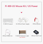 Raspberry Pi 400 Personal Computer or Kit,Quad-core 64-bit Processor 4GB of RAM ,WiFi Dual-display Output For 4K