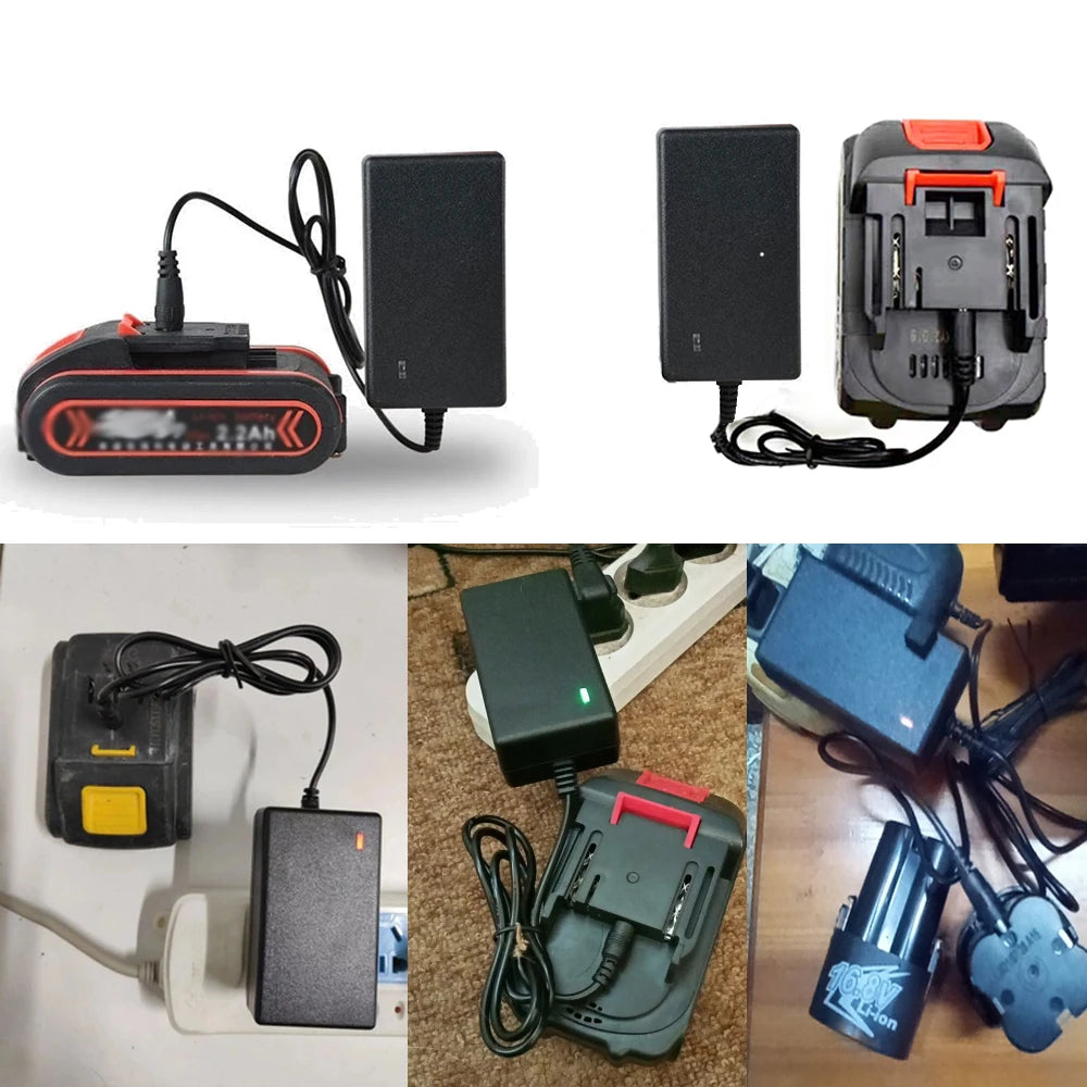 8.4V 12.6V 16.8V 2A 21V 25V 1A 18650 Lithium Battery Charger for 2S 3S 4S 5S 6S 12V 16.8V 21V 25V Screwdriver Battery Pack Use