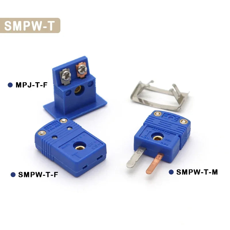 1~100pcs Thermocouple Miniature Socket & Plug Connector K/T/J/E Type Panel Mount Thermocouple Plugs and Sockets Sensor