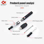 JCD Portable Rosin Atomizer Rosin Flux Pen USB Charging Welding Short Circuit Detection for Phone PCB Soldering Repair Tools