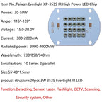 High Power LED 3535 Chip 730nm 850nm 940nm IR LED Infrared 10W 20W 30W 50W 850 nm 940 nm Emitter Light Lamp LED Diode
