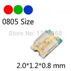 3000pcs in reel 0805 SMD LED diodes Ultra Bright light red yellow blue white Green full reel pink UV Purple Orange Ice Blue Warm