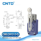 Heavy‑Duty Industrial Limit Switch CNTD CWLCA12‑2‑Q 10A 380VAC IP66 DPDT Za Double‑Break Adjustable Lever Roller Vertical Switch
