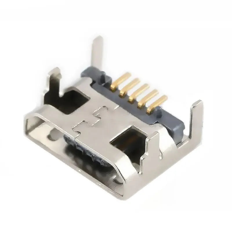 5Pin Micro USB Connector Female Port Jack Solder Plug SMD SMT Android Phone Data Charging Socket 5P Micro USB DIY Repair Adapter