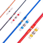 50/100/120/150/200/250PCS Solder Seal Wire Connectors Heat Shrink Butt Connectors, Waterproof Insulated Electrical Wire Terminal