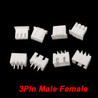 100Pairs(200Pcs) JST XH 2.54mm 2/3/4/5/6/7/8/9/10 Pin Male Plug + Female Socket Housing JST Wire Connectors Adaptor XH 2.54 2p