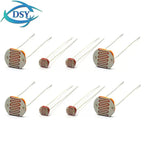 5PCS Photoresistor GL5506/5516/5528/5537/5539/5547/5549 LDR Light Detection Switch Sensor DIY 5506 5516 5528 5537 5539 5547 5549
