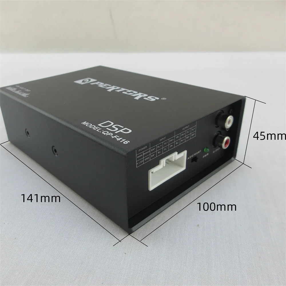 Intelligent Audio Processor with 4-in and 6-out DSP RCA Output for Automobile Modified Audio Amplifier.