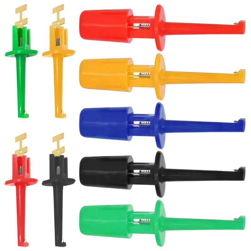 10Pcs 42mm MINI Test Hook Clip Multimeter Test Probe IC Grabber Repair Tool for Electronic