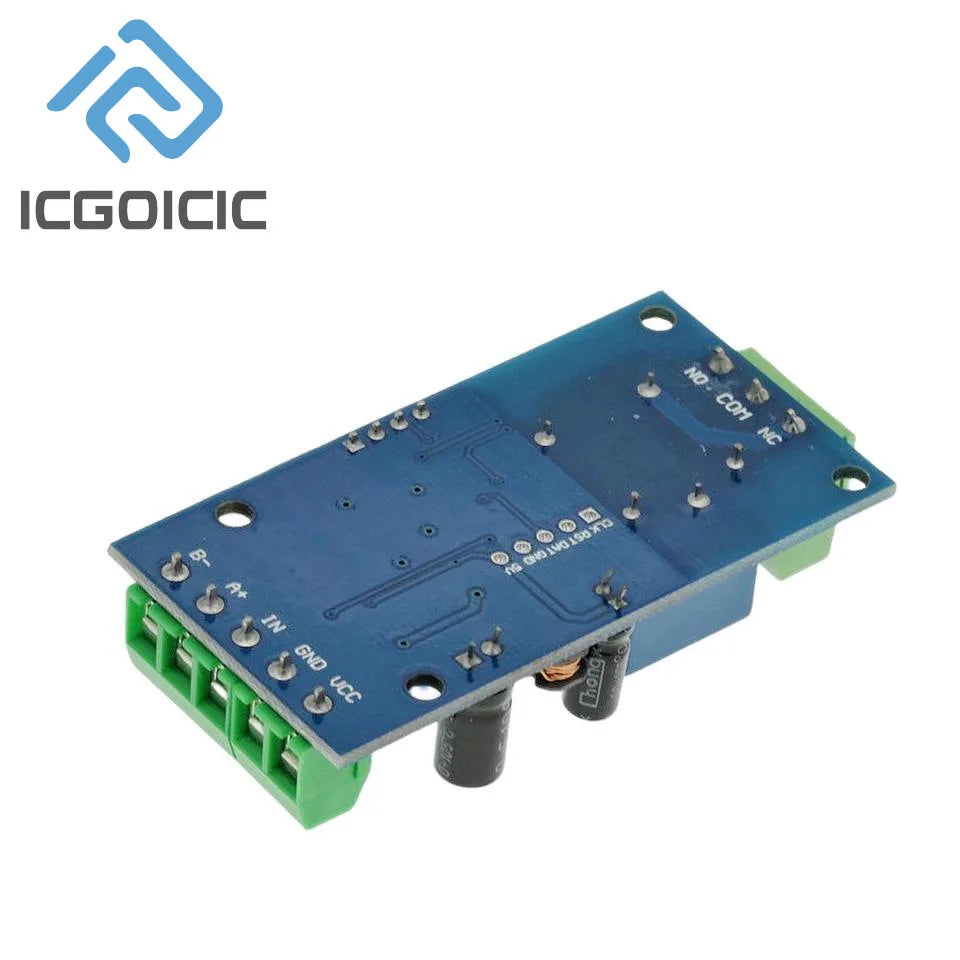 1-Channel RS485/TTL Relay Module – Isolated Output, 7-24V DC, Anti-Reverse Protection for Modbus RTU & PLC Systems