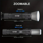 IR 850nm&940nm Latest Infrared Chip LED Zoom Night Vision Infrared Fill Light Tactical Hunting Zoom Flashlight IR Lighting Light