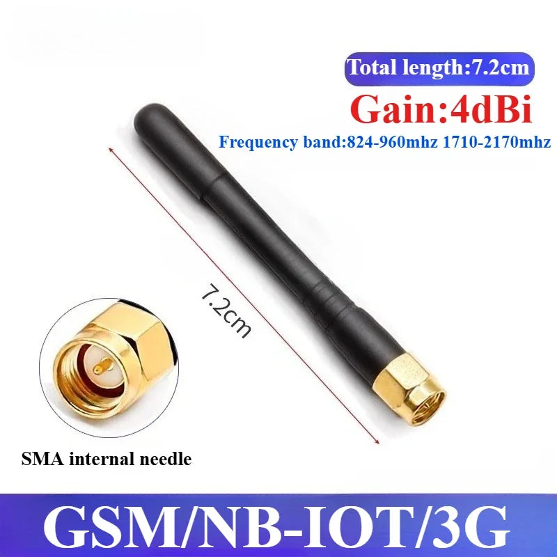 1Pcs 868MHz 915MHz Antenna 3dBi-10dBi SMA Male Head GSM/GPRS/2G/3G Antenna Waterproof Rubber Rod Antenna