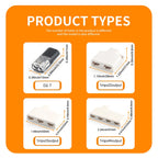 Wire Connector Set Splitter Box With Connector for Audio Auto Moto Lighting System 22-18AWG Led Strip Wire Cable Junction Box