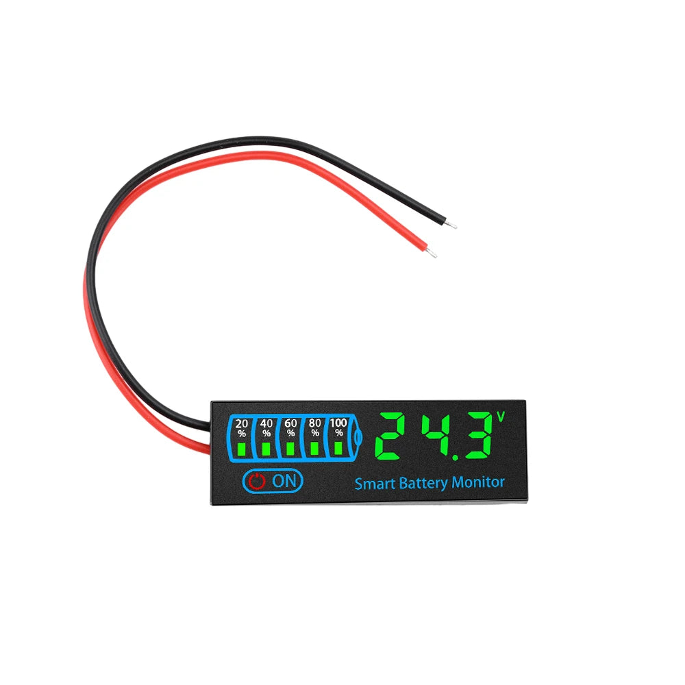 Intelligent Battery Display Lithium Battery Level Indicator DC 7-55V 18650 Lipo Li-ion Capacity Board DIY Charging Tester