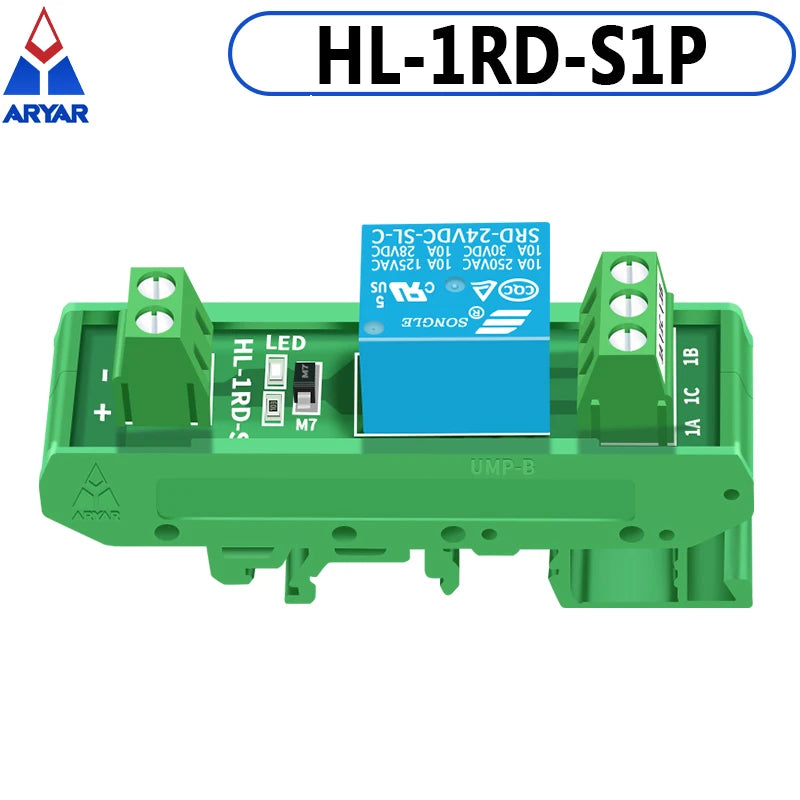 1 Channel 3V 5V 12V 24V Songle Relay Module Driver Board PLC Board Relay Module SPDT 10Amp Pluggable Power Relay Module