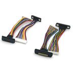 1set 2A 12Pin 20Pin DC Magnetic Pogo Pin Connector Pogopin Male Female With Ribbon Cable Spring Loaded DC Power Socket