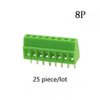 25PCS/50PCS 2.54mm rising clamp kf128-2.54 pcb screw terminal block DG308-2.54mm MPT0.5/-2.54 EK254V