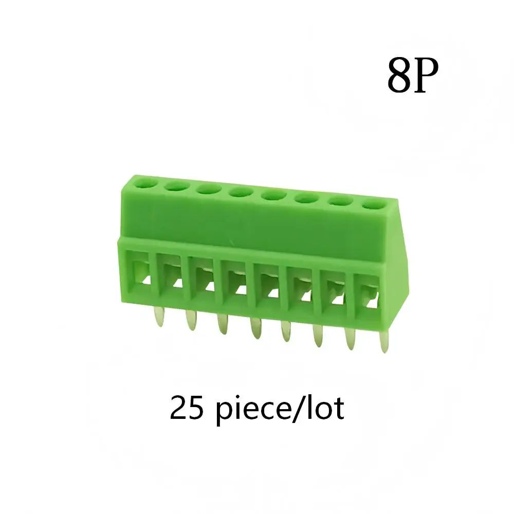 25PCS/50PCS 2.54mm rising clamp kf128-2.54 pcb screw terminal block DG308-2.54mm MPT0.5/-2.54 EK254V