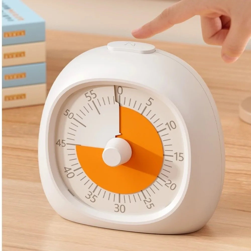 Portable Plastic Visual Timer 60 Minute Focus Aid Study Timer Silent Digital Clock Classroom Timer