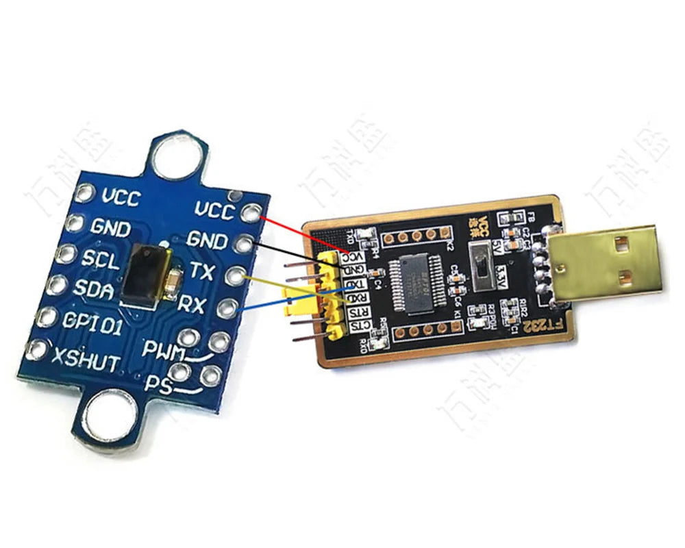 GY-53 VL53L0X VL53L1X Sensor Module Laser ToF Time-Of-Flight Variable Distance Sensor GY 53 Serial Port PWM Output VL53L1X