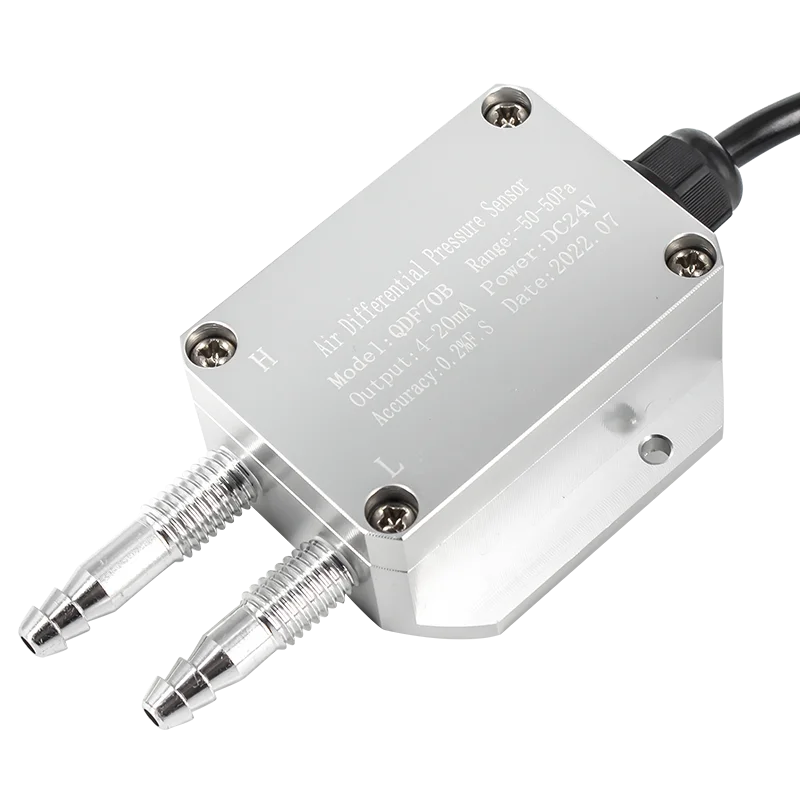 0-3Kpa to RS485 Micro Differential Pressure Transducer 0-50Kpa to 4-20mA 0-10V RS485 Wind Air Pressure Transmitter Sensor
