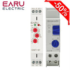 ALC18 Din Rail Mount Staircase Timer Switch 220VAC 16A Mechanical Time Delay Relay Auto-off Timer Corridor Stair Hall Lighting