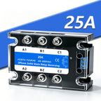 Three-phase Solid State Relay SSR 3 Phase 10A 25A 40A 60A 80A 100A 120A 150A 200A AC Control AC DC Control AC 25DA 380VAC