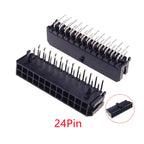 10/100Pcs 3.0mm Wafer Micro-Fit 3.0 Connector PCB Male Header Right Angle 2 4 6 8 10 12 14 16 18 20 22 24 Pin Board Solder 43045