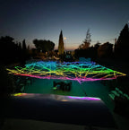 DC24V 1000ct SK6812/WS2811 LED Pebble String Light RGB Addressable Full Color Clear Wire IP65 3D 360 Degree Light-emitting