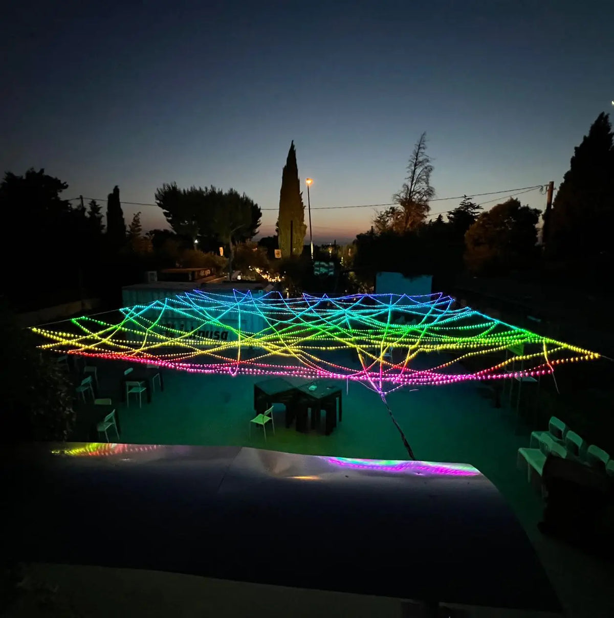 DC24V 1000ct SK6812/WS2811 LED Pebble String Light RGB Addressable Full Color Clear Wire IP65 3D 360 Degree Light-emitting