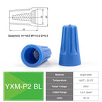 DIY GO 200PCS Quick Wire Connector Screw Cap Terminals, Electrical Equipment Connectors, Wire Connector Terminals, AWG 22-10