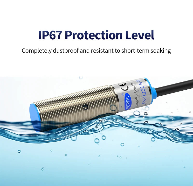 FSY12 M12 round Capacitive Proximity Sensor Switch Non-contact Positioning Sensor for Industrial Use