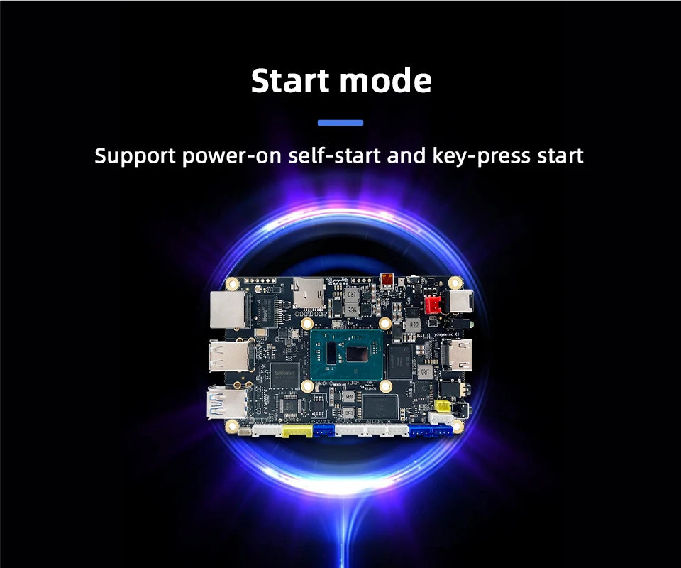 Youyeetoo X1 SBC Intel 11th Gen Jasper Lake N5105 Development Board X86 Computer Windows 10/11 Pro Ubuntu OS Support WiFi 6,NFC
