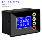 Programmable Digital Timer Switch Relay Control DC 12V 24V AC 110V 220V Delay Relay Cycle Timing Microcomputer Time Controller