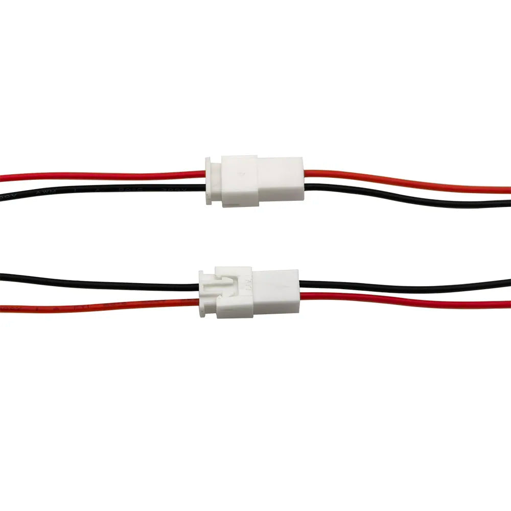 10/5Pcs JST XH 2.54mm Pitch 2 Pin XH2.54 Male Plug / Female Socket Wire Cord Connector 26AWG PVC Wires Length 200mm