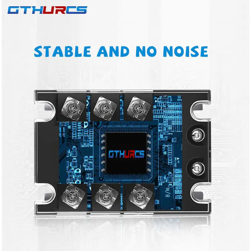 3-SSR DC-AC 10A 25A 40A 60A 80A 100A 120A 200A Three Phase Solid State Relay module 3-32V DC Control 24-480V AC 10DA 25DA 40DA