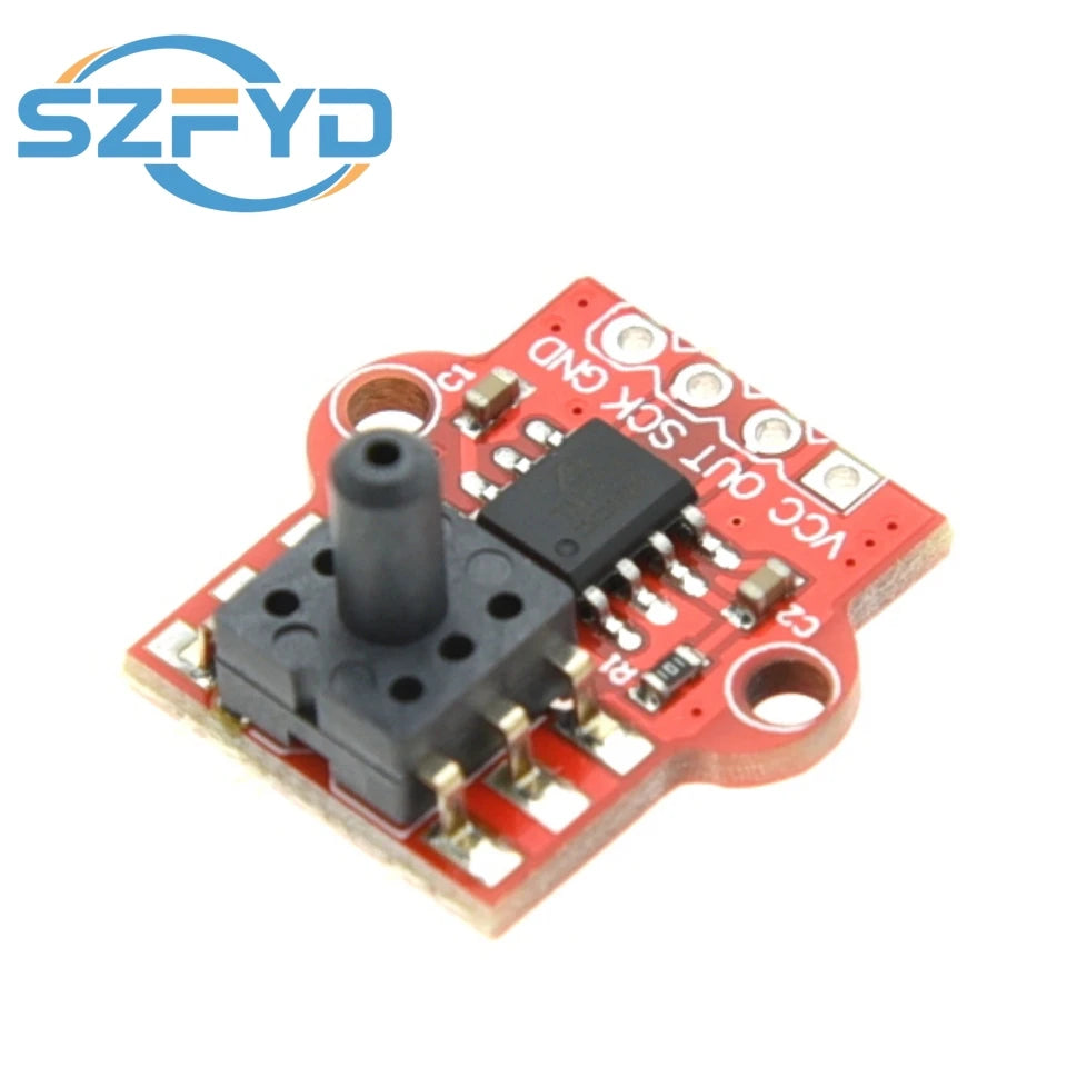3.3-5V Digital Barometric Pressure Sensor Module Liquid Water Level Controller Board 0-40KPa Connect 2.5mm Soft Tube For Arduino