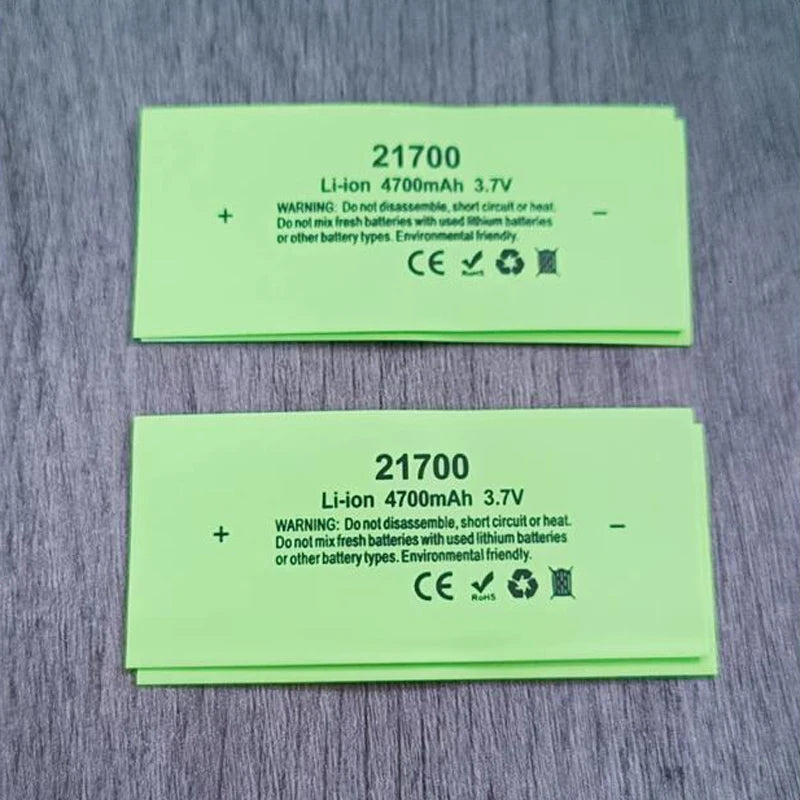 21700 Battery Plastic Shrink Skin Packaging Film PVC Shrink Sleeve Packaging Insulation Film for Lithium Battery