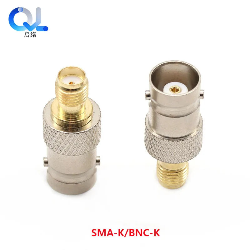 SMA to BNC Adapter SMA Male Plug to BNC Female M/F Radio Antenna Connector RF Converter M/F Radio Antenna Adapters Kit Coaxial