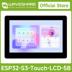 Waveshare ESP32-S3 5inch Capacitive Touch Display Development Board, 5-Point, 32-Bit LX7 Dual-Core Processor, ESP32 With Display