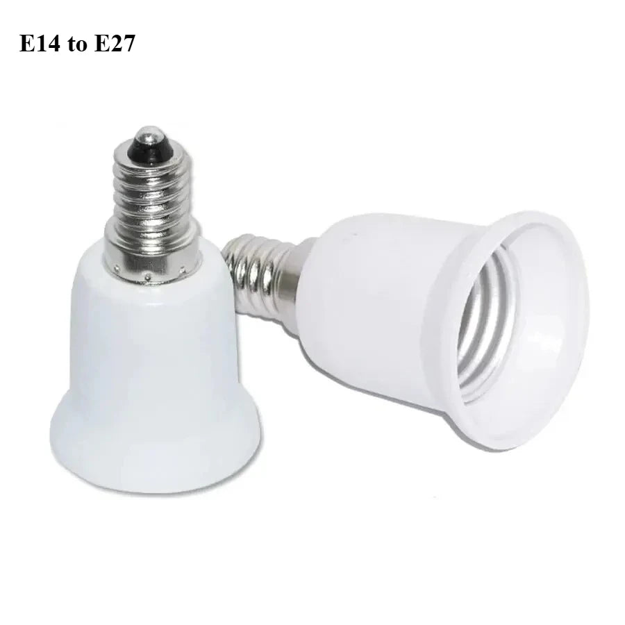 4PCS E27 E14 GU10 G9 E12 B22 Fireproof LED CFL Lamp Holder Converter Light Socket Bulb Base Spliter Extension Adapter