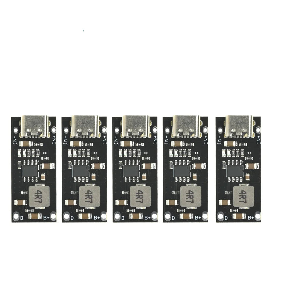 XZG Type C USB Input High Current 3A Polymer Ternary Lithium Battery Quick Fast Charging Board IP2312 CC/CV Mode 5V To 4.2V 1-20