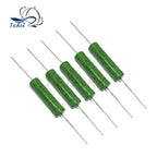 5PCS Wire Wound Resistance RX21 10W 0.05R 0.1R 1R 2R 5.1R 10R 27R 39R 47R 51R 68R 100R 150R 390R 470R 510R 820R 10K 15K Resistor