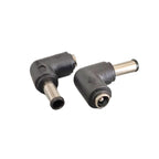 1/2/5P Right Angle DC 5.5 X 2.1mm Female Jack to 3.5x1.35 4.0x1.7 4.8x1.7 5.5x2.1 5.5x2.5 6.3x3.0 6.0x4.4mm Male DC Connector