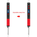ANSIKI T65 Portable Soldering Iron 9-20V 65W 180-500° Adjustable Temperature DIY Weld Repair Tool Portable Welding Kit