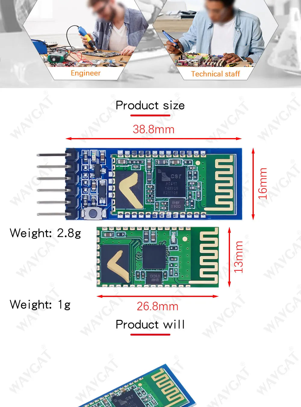 HC-05 HC 05 hc-06 HC 06 RF Wireless Bluetooth Transceiver Slave Module RS232 / TTL to UART converter and adapter for arduino